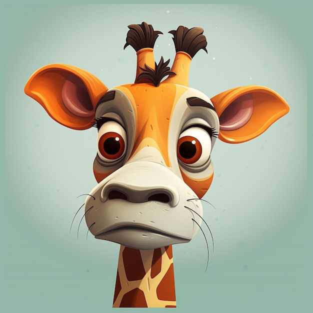 Photo 3d cartoon animal art