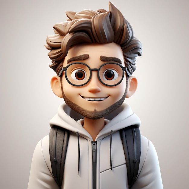 Photo 3d cartoon avatar