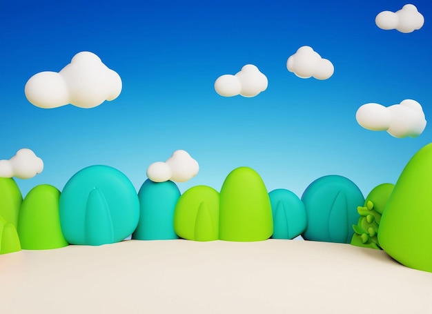 3d мультфильм фон для детей разные игрушки