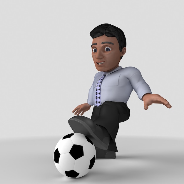 3D Cartoon Business Character