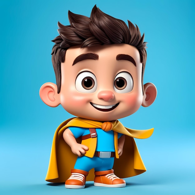 3D Cartoon character 3d happy cartoon illustration 3d cartoon funny character cartoon for kids