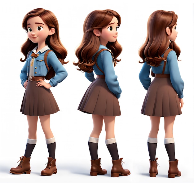 3D Cartoon Character concept