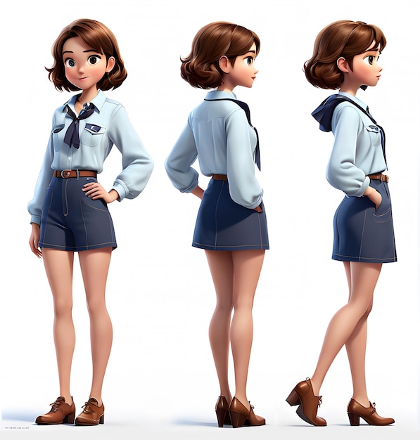 3D Cartoon Character concept