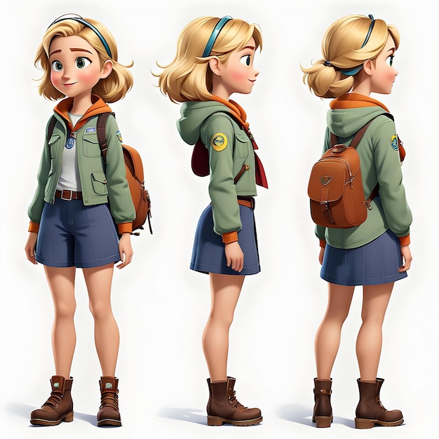 3D Cartoon Character concept