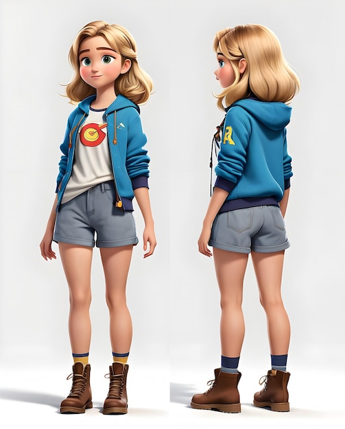 3D Cartoon Character concept