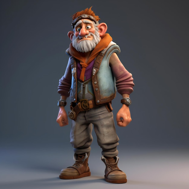 3D cartoon character design