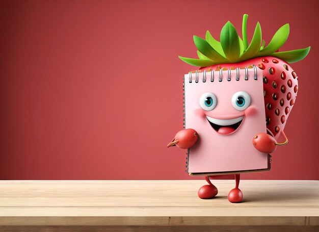 3d Cartoon Character of Fruits