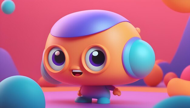 3d cartoon character