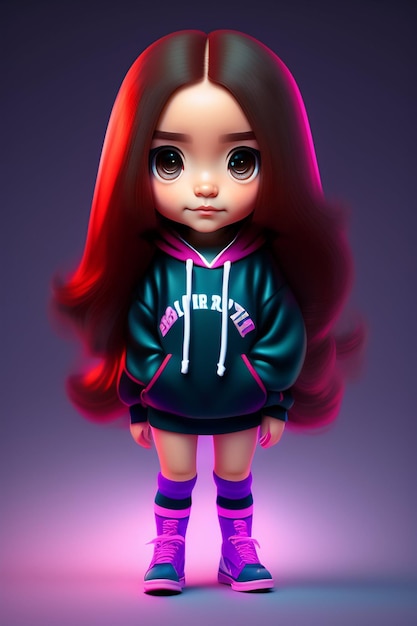 3D cartoon cute Kids Model and 3D Chareter