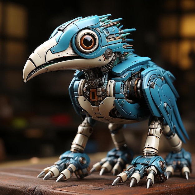 3D-cartoon Dilophosaurus robot