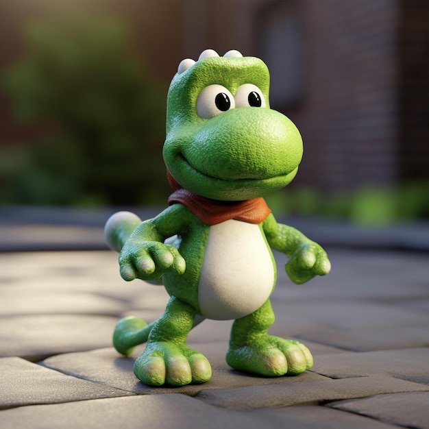 3d cartoon dinosaur