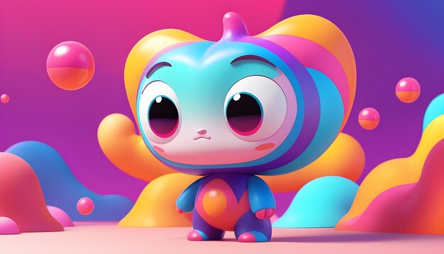 3D cartoon personage