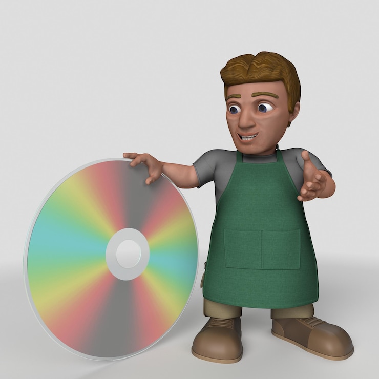 Photo 3d漫画店主キャラクター