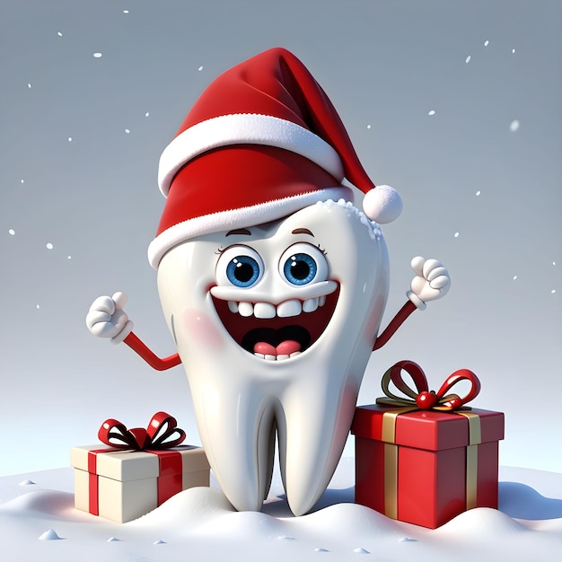 3d cartoon tooth