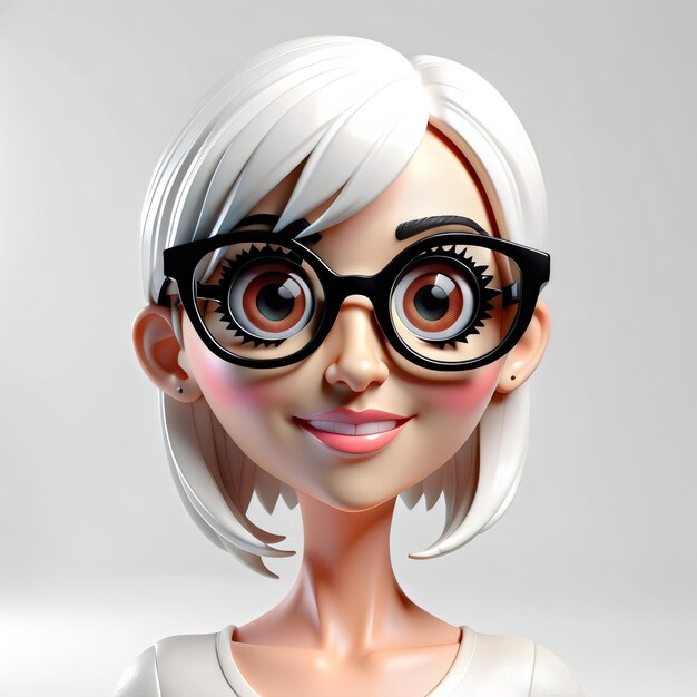 3d cartoon vrouw