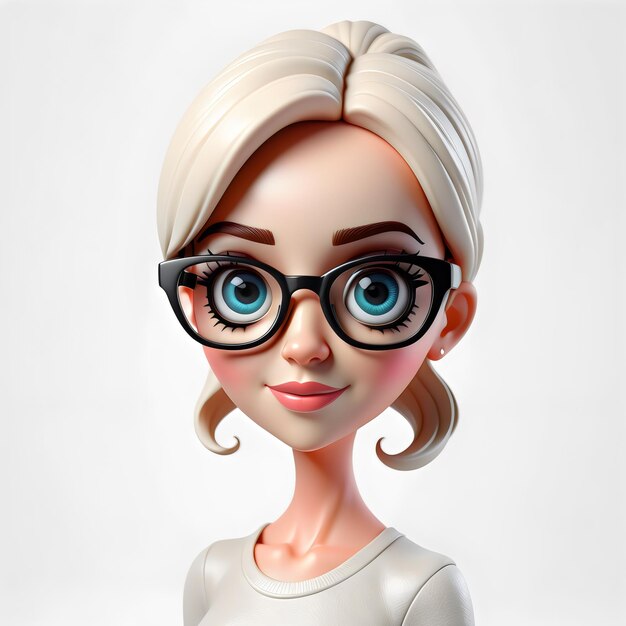 3d cartoon vrouw