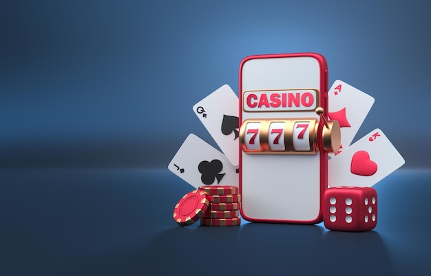 3D Casino App 3D Illustration