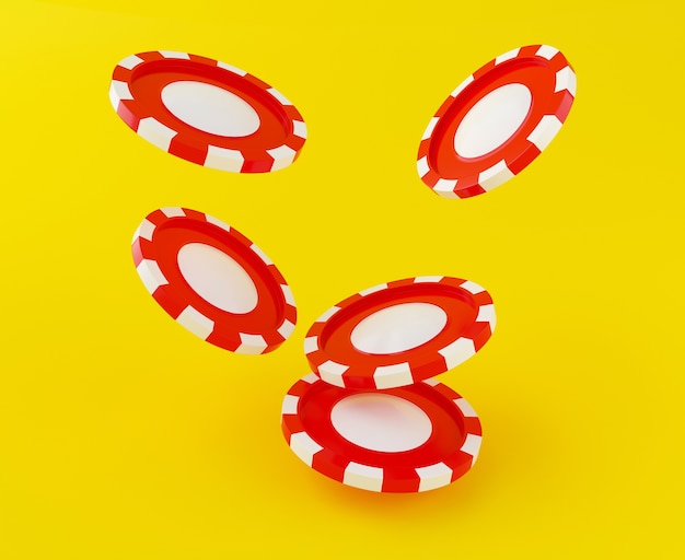 3d casino chips