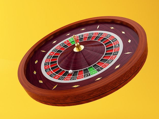 3d Casino roulette wheel