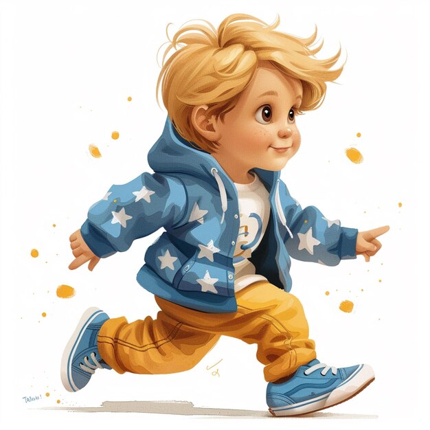 3d casual boy illustration