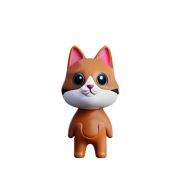 3D Cat illustration