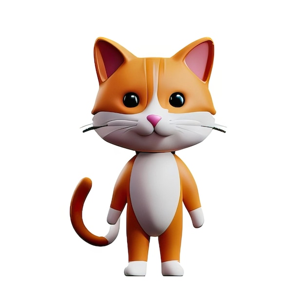 3D Cat illustration