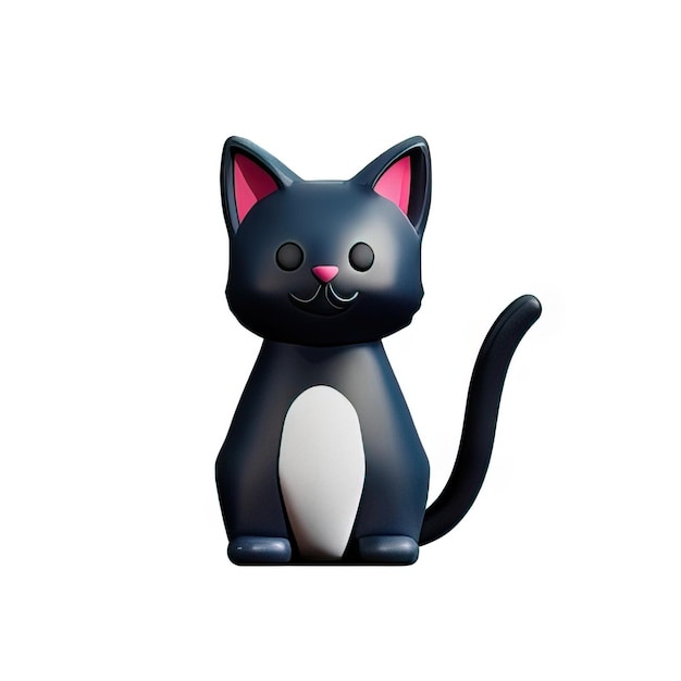 3D Cat illustration