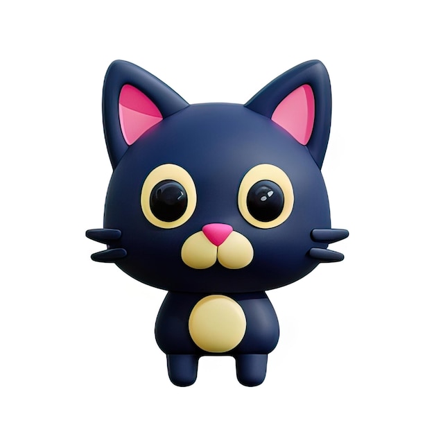 3D Cat illustration