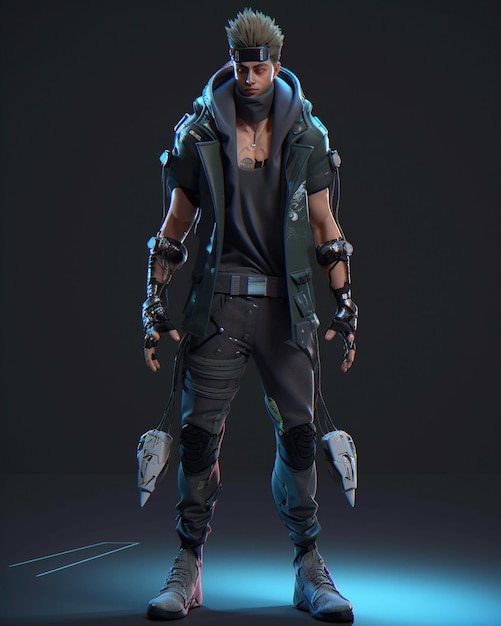 cyberpunk_7702, YYYYD -  Character design male, Futuristic character  design, Character design inspiration