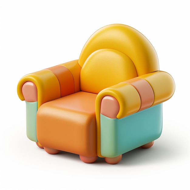 3D Chair Icon