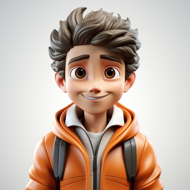 Foto avatar di personaggio 3d