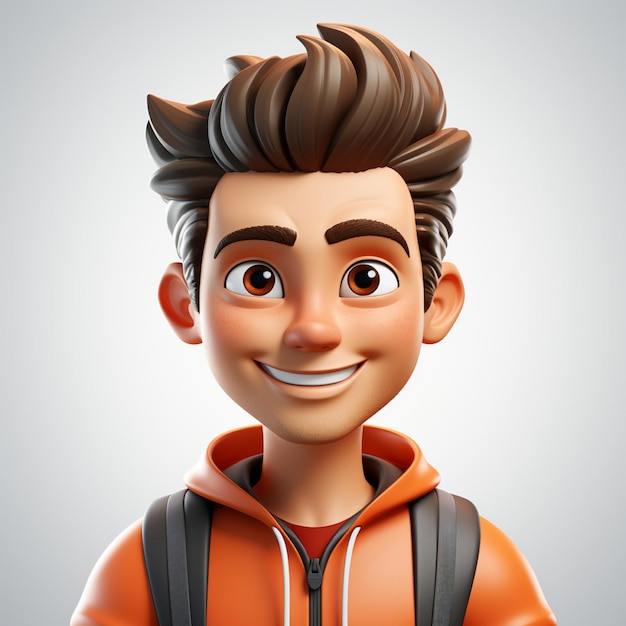 Foto avatar di personaggio 3d