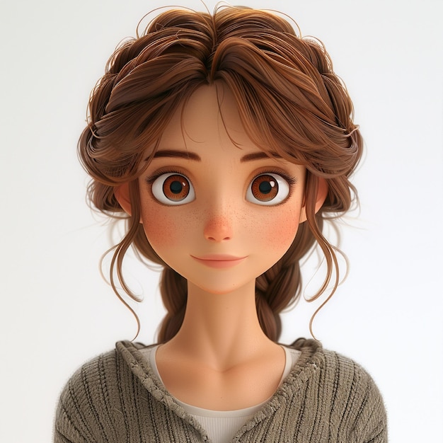 Photo 3d character cartoon