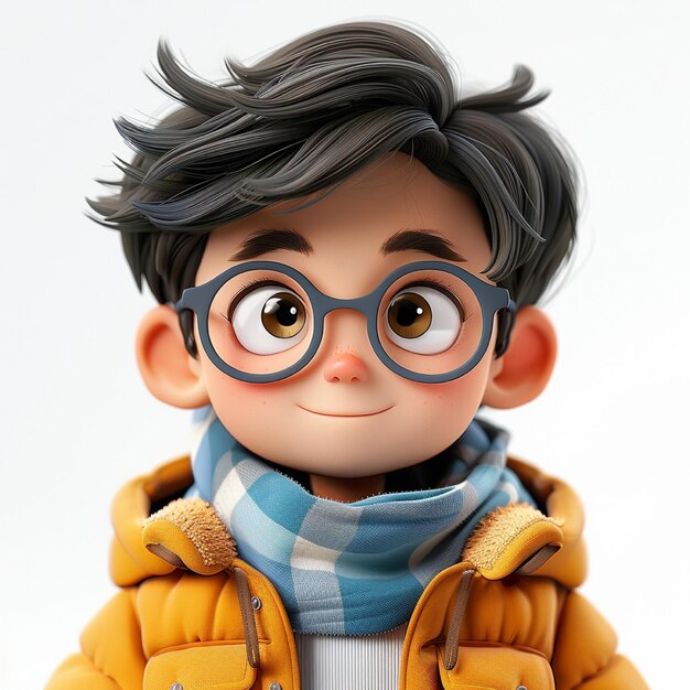 Foto cartoon di personaggi 3d