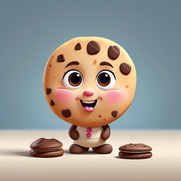 Foto cookie per caratteri 3d