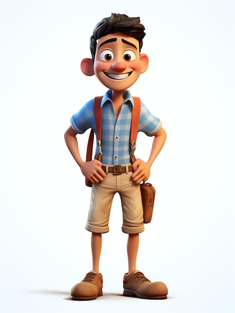 3d character portraits of simpanse