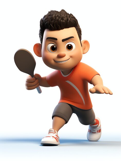 3d character portraits table tennis