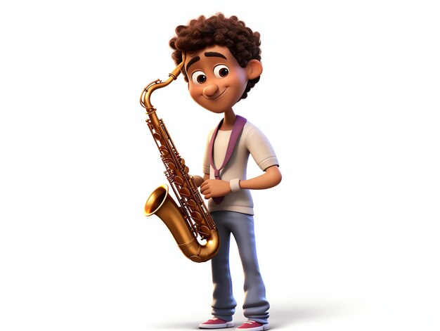 3D character portraits of young music