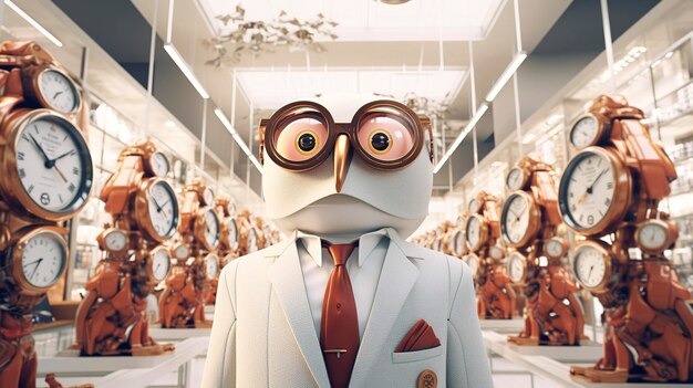 3D Characters in Watch Stores Exploring Option