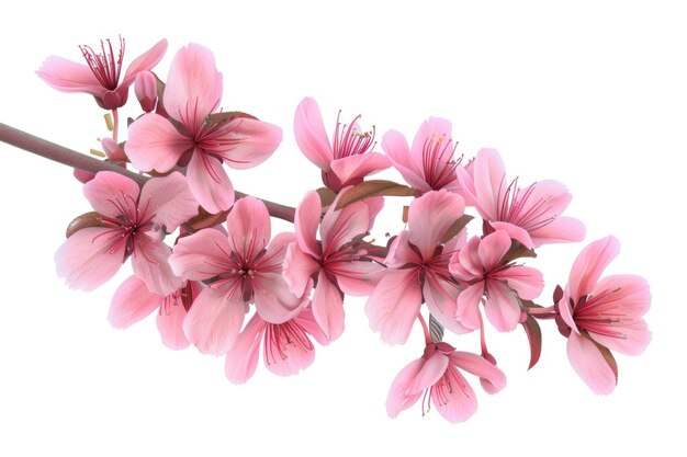 3D Cherry Blossom Sakura Branch Illustration