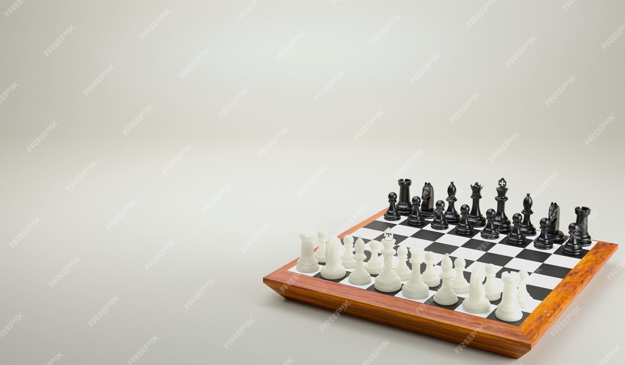 Top view 3d online chess game background for android