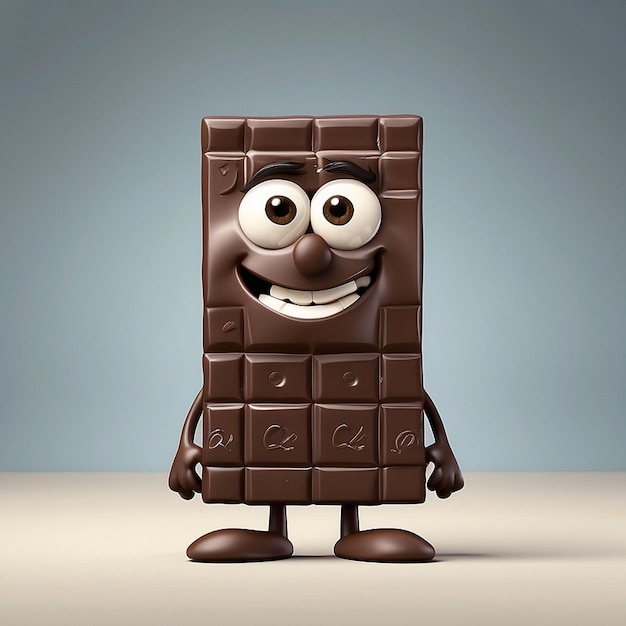 3D chocoladereep personage