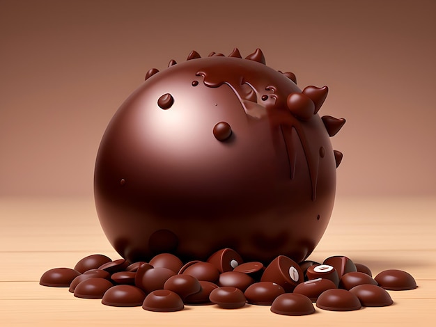 3Dチョコレート 世界チョコデー