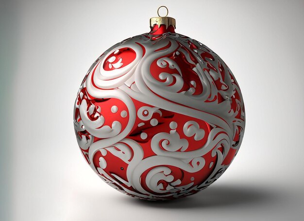 Фото Рождественский мяч 3d