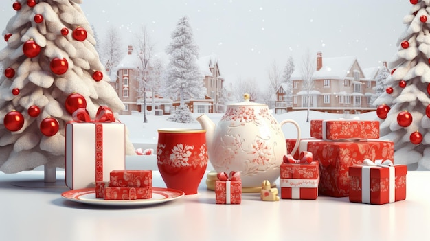 3D Christmas Mug