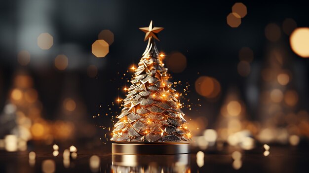 3d christmas tree photo