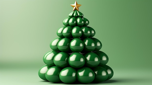 3d christmas tree photo