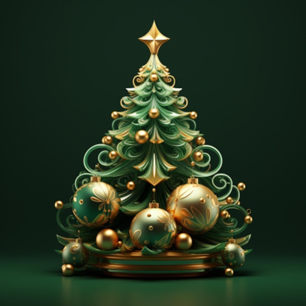 3d Christmas tree