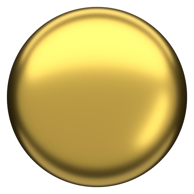 Foto 3d-cirkelknop lege knop 3d illustratie