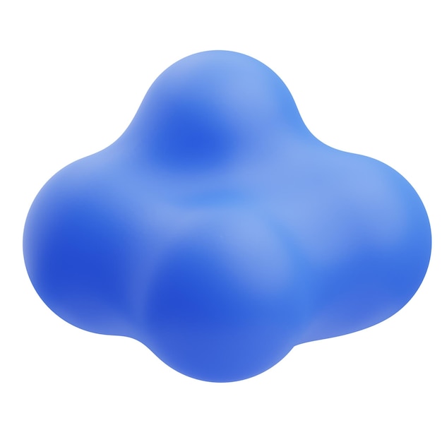 3D-иллюстрация облака